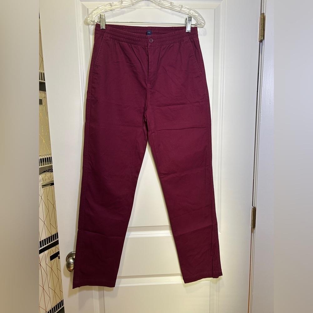 Polo by Ralph Lauren Red Chinos Tailored Straight-Leg